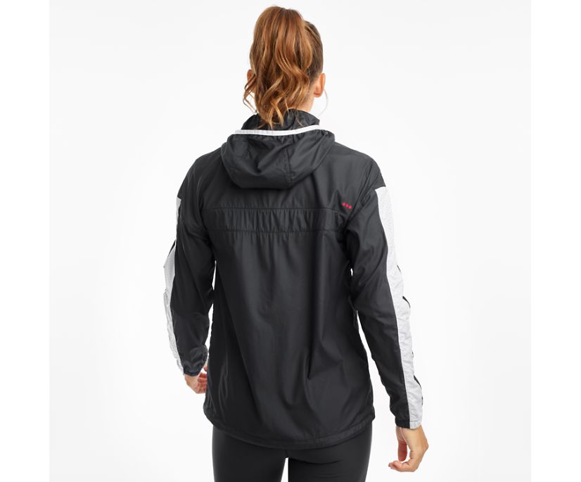 Women's Saucony Packaway Jackets Black | Singapore 272SGLO